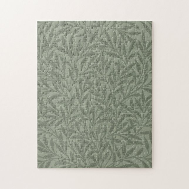 Puzzle Estilo Antiguo Verde Salvia de William Morris Will (Vertical)