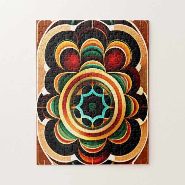 Puzzle Estilo de boho de Mandala (Vertical)