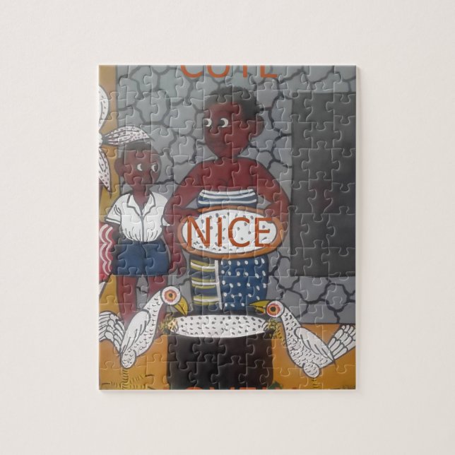 Puzzle Estilo de vida tradicional africano (Vertical)