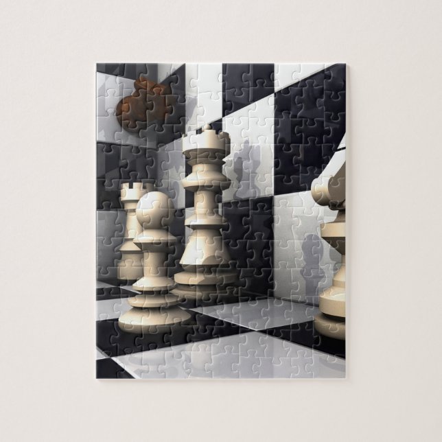 Puzzle Estilo del ajedrez (Vertical)