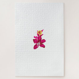 Puzzle Estilo floral, Crimson de ArtyClick, oro ligero