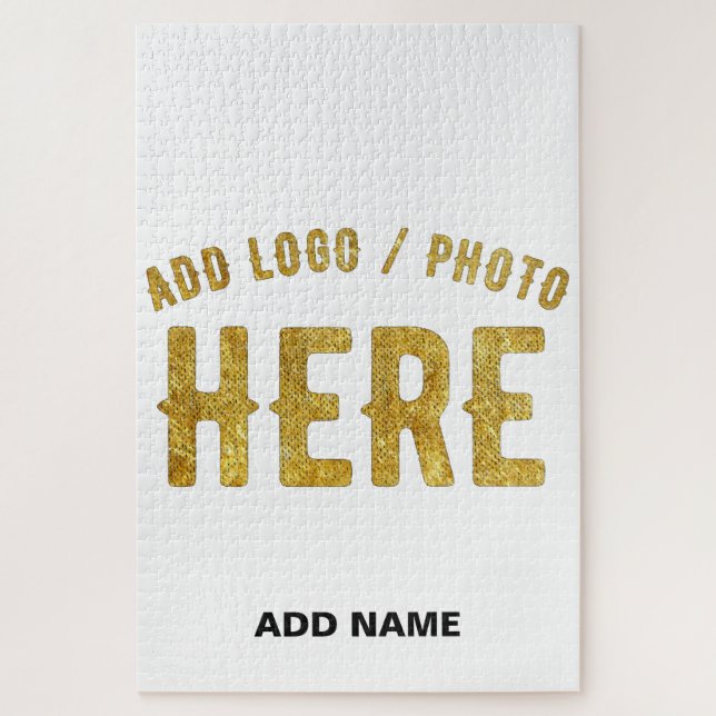 PUZZLE ESTILO MODERNO PERSONALIZABLE BLANCO VERIFICADO DE (Vertical)