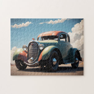 Puzzle Estilo Personalizado de coches de los años 30.