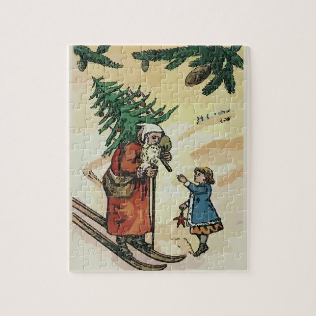 Puzzle Estilo vintage de Navidad (Vertical)