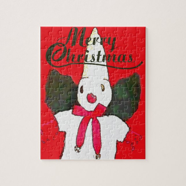Puzzle Estilo vintage de Navidad (Vertical)