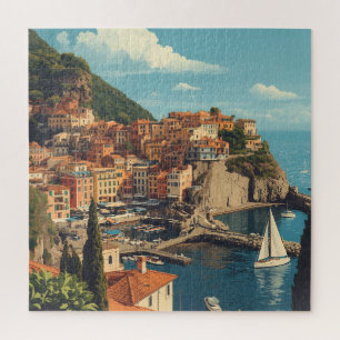 Puzzle Estilo Vintage Portofino Genova Italia