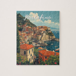 Puzzle Estilo Vintage Portofino Genova Italia