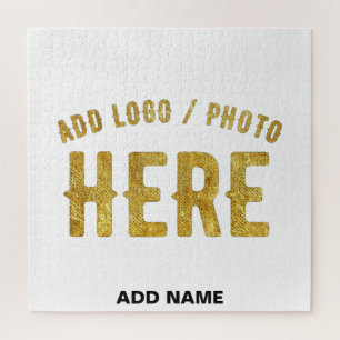 PUZZLE ESTILOSO MODERNO PERSONALIZABLE BLANCO VERIFICADO 