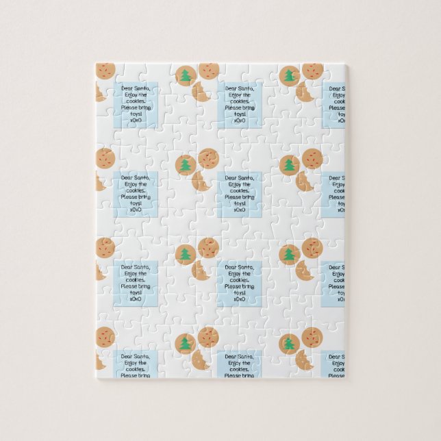 Puzzle Estimado Papá Noel - Por Favor Traiga Juguetes (Vertical)