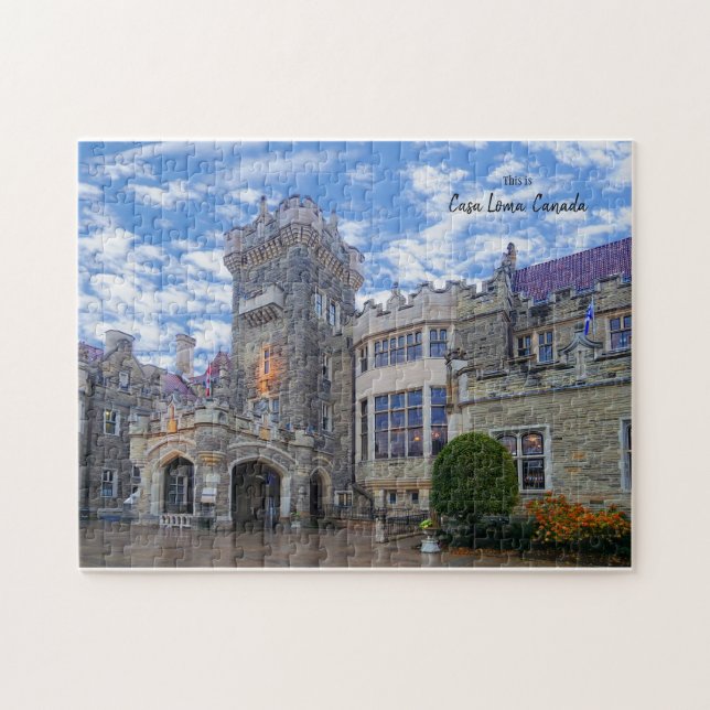 Puzzle Esto es Casa Loma, Toronto, Canadá (Horizontal)