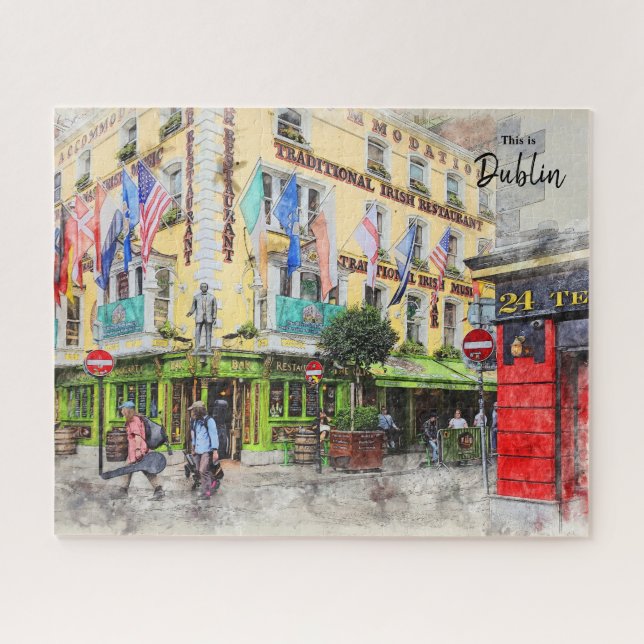 Puzzle Esto es Dublín-Irlanda (Horizontal)
