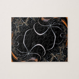 Puzzle Esto es Halloween   Arte fractal negro y Naranja