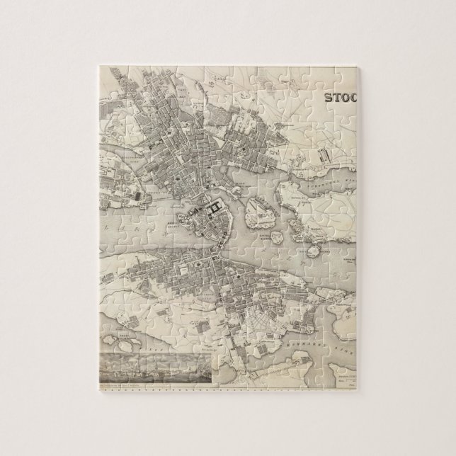 Puzzle Estocolmo, Suecia (Vertical)