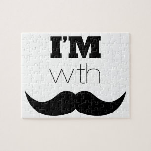 Puzzle Estoy con Mustache
