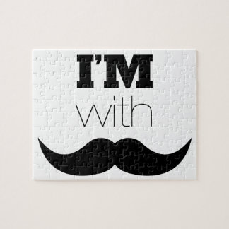 Puzzle Estoy con Mustache