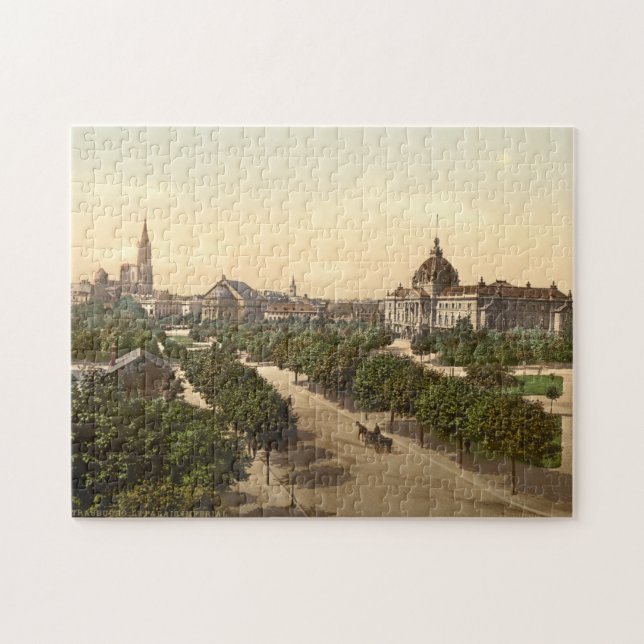 Puzzle Estrasburgo II, Alsacia, Francia (Horizontal)