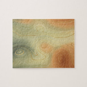 Puzzle Estratos dorados Agato verde Naranja quemado por