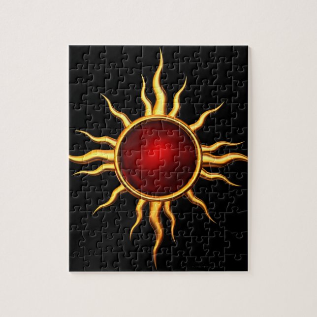 Puzzle Estrella Astral de la Nueva Era: Sol Ruby (Vertical)