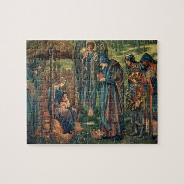 Puzzle Estrella de Belén (por Edward Burne-Jones) (Horizontal)