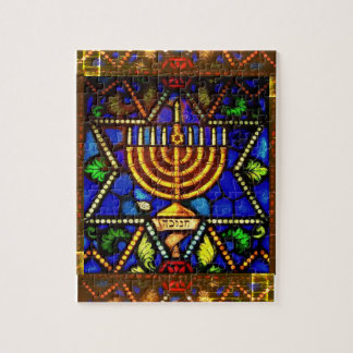 PUZZLE ESTRELLA DE DAVID Y MENORAH