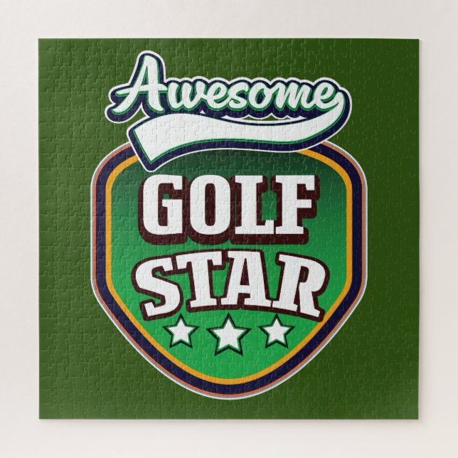 Puzzle Estrella de Golf Impresionante  (Vertical)