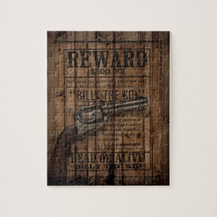 Puzzle estrella de texturas rústicas cowboy país occident