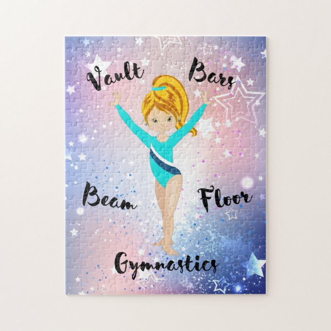 Puzzle Estrella del Gimnasio Sonora profunda, ojos de Haz (Vertical)