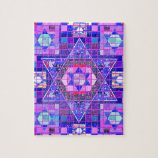 Puzzle Estrella del mosaico de David