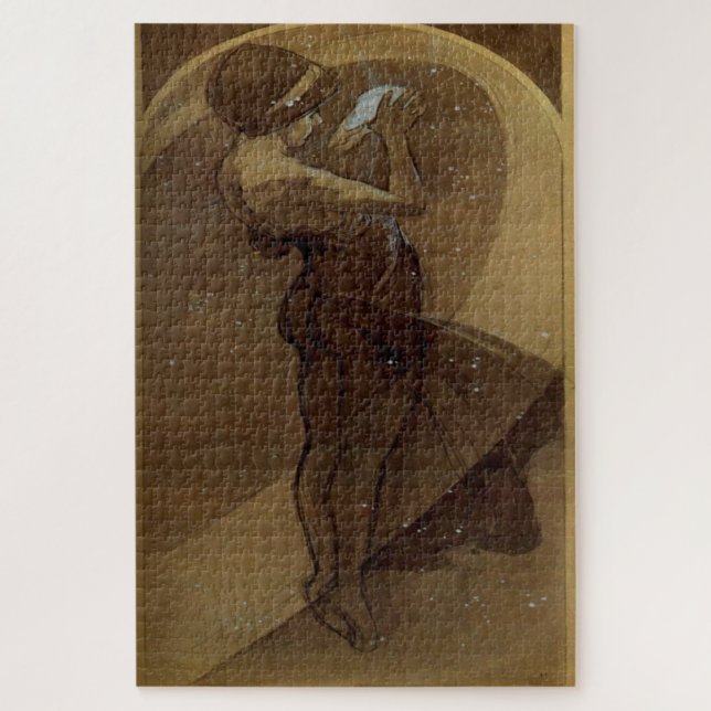 Puzzle Estrella del Norte de Alphonse Mucha  (Vertical)