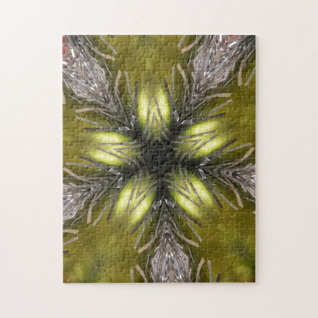 Puzzle Estrella elegante de Navidades del Kaleidoscope do (Vertical)