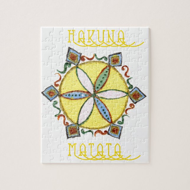 Puzzle Estrella en la creación de Hakuna Matata (Vertical)