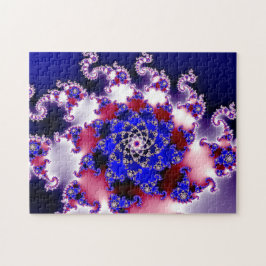 Puzzle Estrella morada de Mandelbrot Fractal