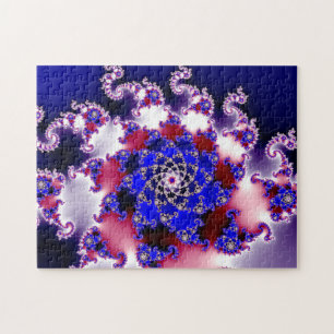 Puzzle Estrella morada de Mandelbrot Fractal