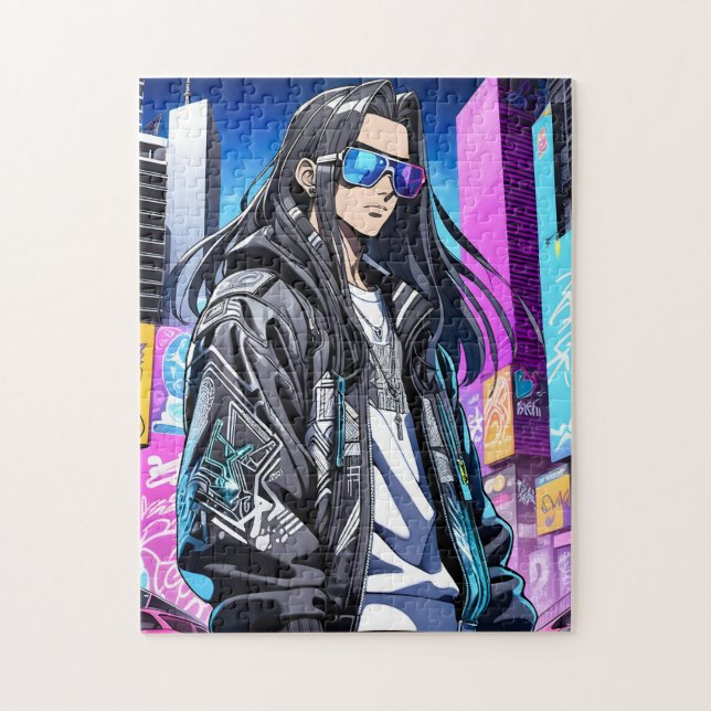Puzzle Estrella pop futurista 0001 (Vertical)