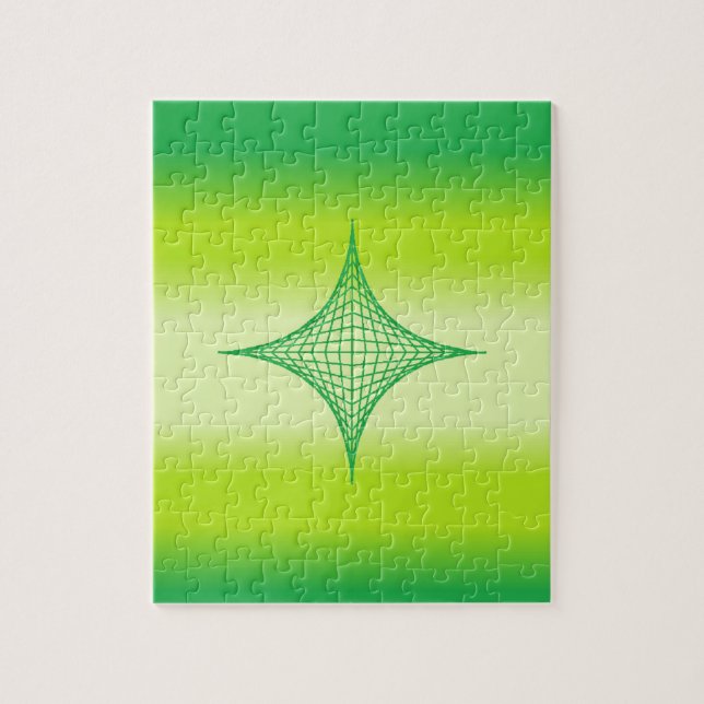 Puzzle Estrella verde (Vertical)