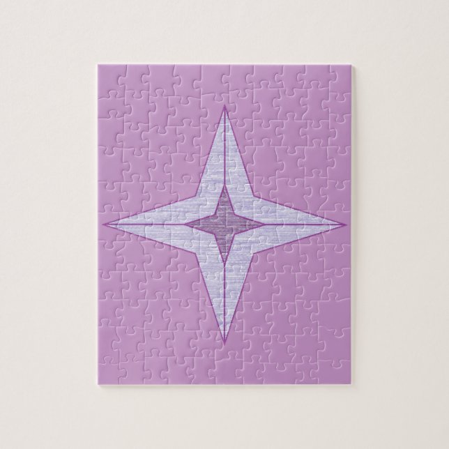 Puzzle Estrella violeta (Vertical)
