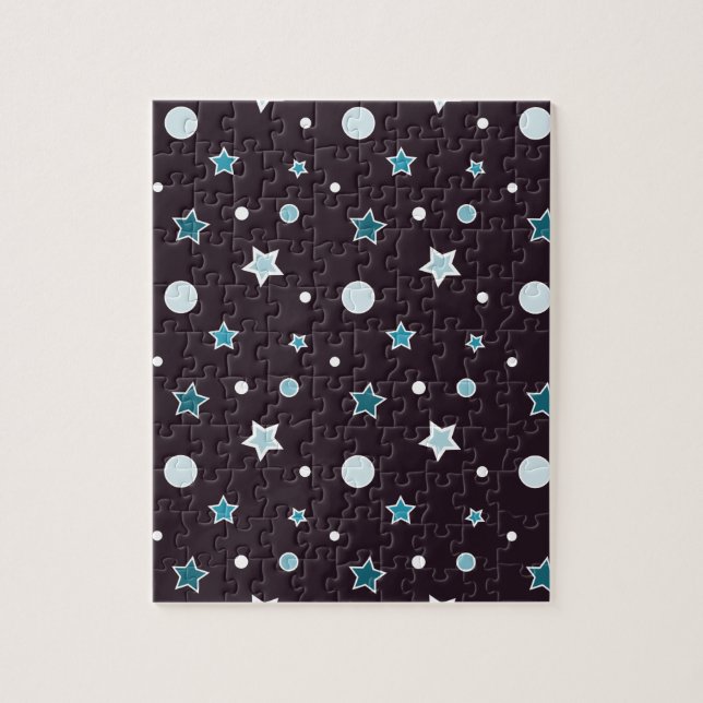 Puzzle Estrellas Azules (Vertical)