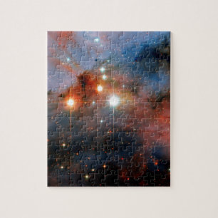 Puzzle Estrellas binarias WR 25 & Tr16-244 - Foto espacia