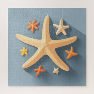 Puzzle Estrellas de mar y las pequeñas