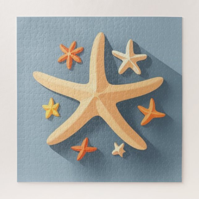 Puzzle Estrellas de mar y las pequeñas (Vertical)