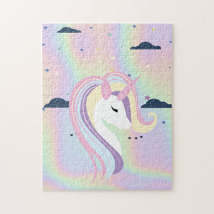 Puzzle Estrellas de Unicornio Ombre Abstractas de Moda