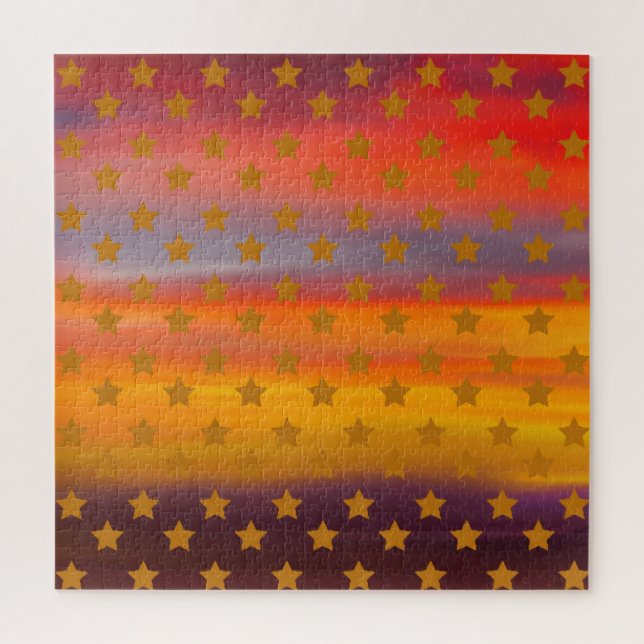 Puzzle Estrellas Del Desierto Del Suroeste Y Tiras Resume (Vertical)