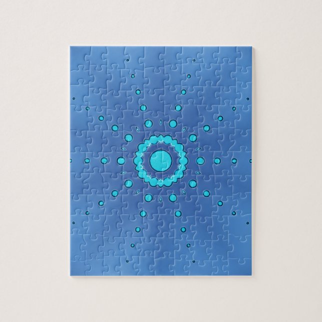 Puzzle Estrellas en azul #1 (Vertical)