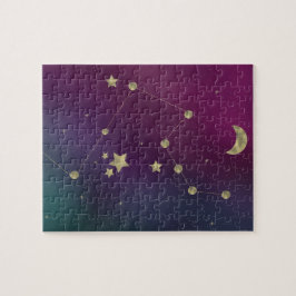Puzzle Estrellas Luna Nebulosa Constelación Galaxia