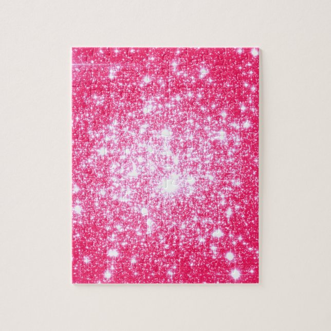 Puzzle Estrellas Rosa Brillante (Vertical)