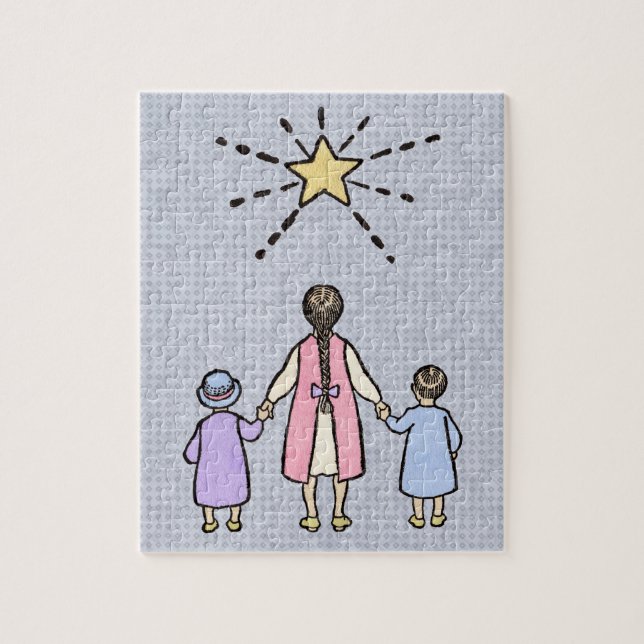 Puzzle Estrellita que brillás Viejo verso infantil (Vertical)
