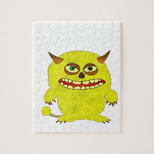 Puzzle estremecimiento de halloween troll monstruo (Vertical)