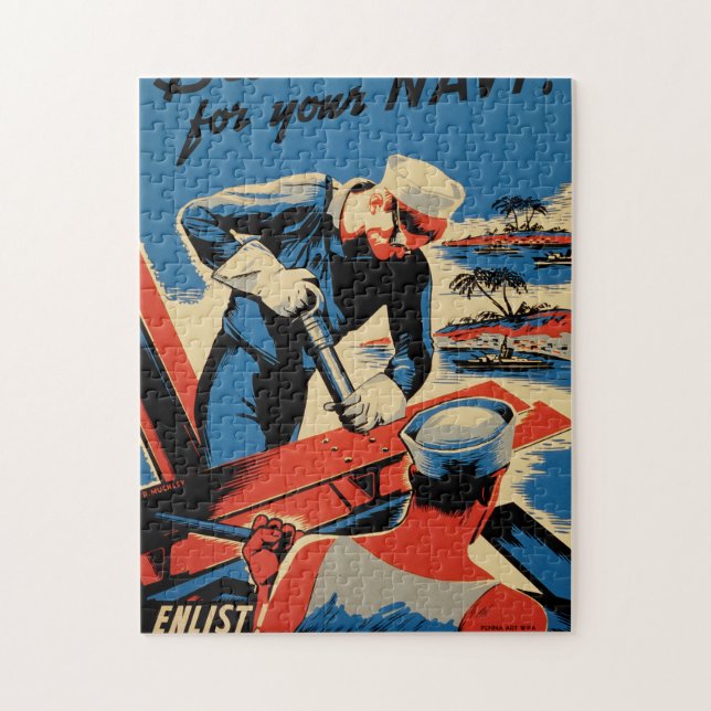 Puzzle ¡Estructura para su marina de guerra! (Vertical)