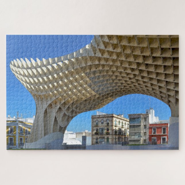 Puzzle Estructura sevillana del Metropol Parasol (Horizontal)