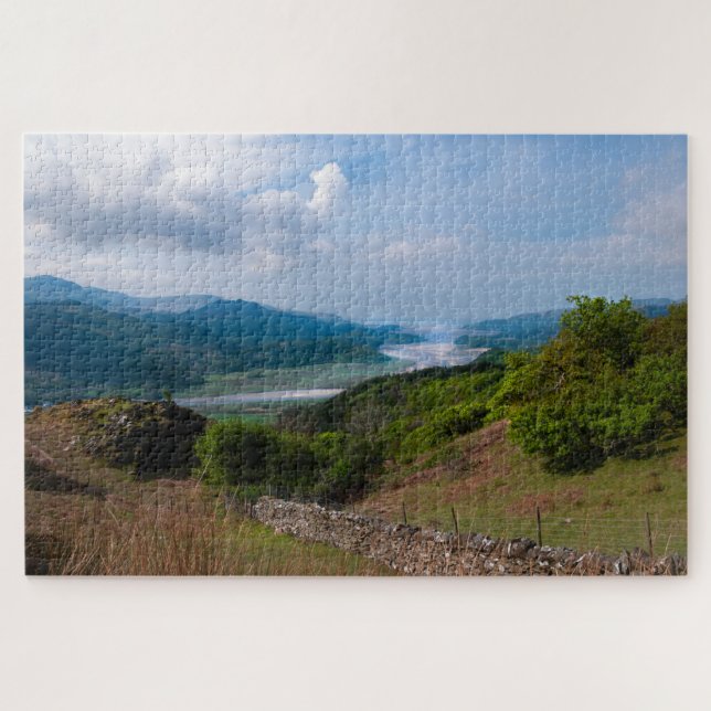 Puzzle Estuario de Mawddach Snowdonia Gales del Norte (Horizontal)